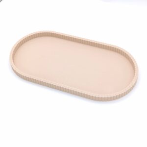 Podstawka dekoracyjna owalna 20 x 10 cm pod wazony i świece, boho